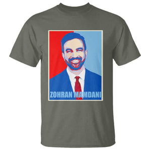 Zohran Madamni T Shirt for New York Mayor TS02 Military Green Print Your Wear
