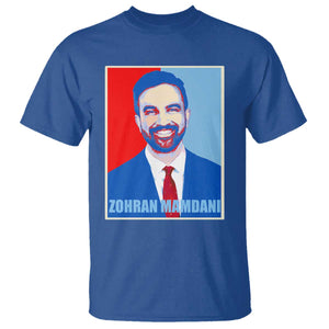 Zohran Madamni T Shirt for New York Mayor TS02 Royal Blue Print Your Wear