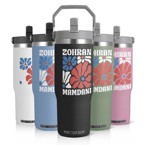 Zohran Madamni We The People Flip Straw Tumbler New York City TS02 Print Your Wear