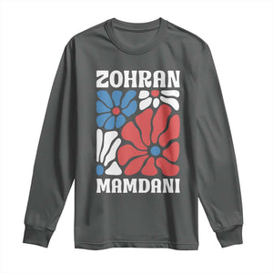 Zohran Madamni We The People Long Sleeve Shirt New York City TS02 Dark Heather Print Your Wear