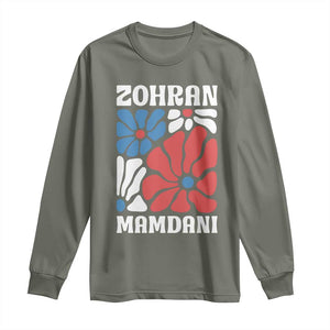Zohran Madamni We The People Long Sleeve Shirt New York City TS02 Military Green Print Your Wear