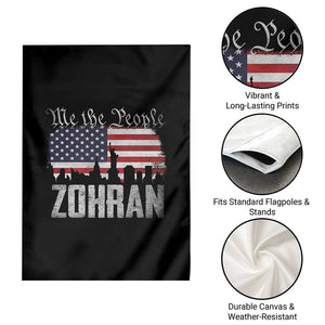 Zohran Mamdani Groovy Flowers Garden Flag Retro Style TS02 Print Your Wear