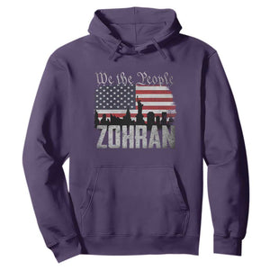 Zohran Mamdani Groovy Flowers Hoodie Retro Style TS02 Purple Print Your Wear