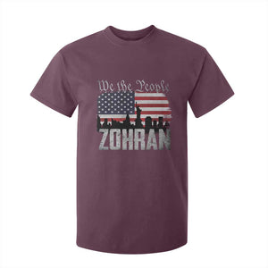 Zohran Mamdani Groovy Flowers T Shirt For Kid Retro Style TS02 Maroon Print Your Wear