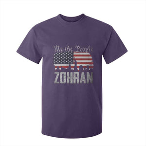 Zohran Mamdani Groovy Flowers T Shirt For Kid Retro Style TS02 Purple Print Your Wear