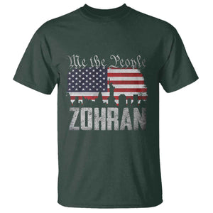 Zohran Mamdani Groovy Flowers T Shirt Retro Style TS02 Dark Forest Green Print Your Wear