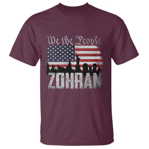 Zohran Mamdani Groovy Flowers T Shirt Retro Style TS02 Maroon Print Your Wear