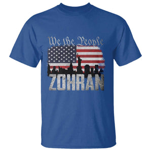 Zohran Mamdani Groovy Flowers T Shirt Retro Style TS02 Royal Blue Print Your Wear
