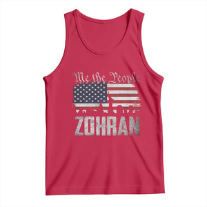 Zohran Mamdani Groovy Flowers Tank Top Retro Style TS02 Red Print Your Wear