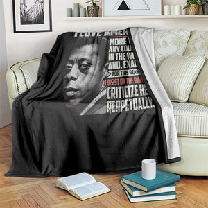 James Baldwin American Patriotic Throw Blanket I Love America More Than Any Country TS02 Print Your Wear