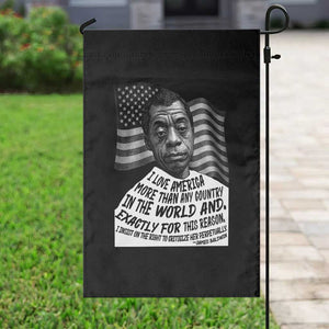 James Baldwin American Patriotic Garden Flag I Love America More Than Any Country American Flag TS02 Print Your Wear
