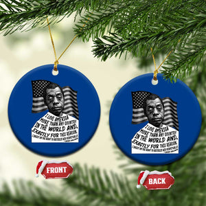 James Baldwin American Patriotic Ceramic Ornament I Love America More Than Any Country American Flag TS02 1pc Blue Print Your Wear