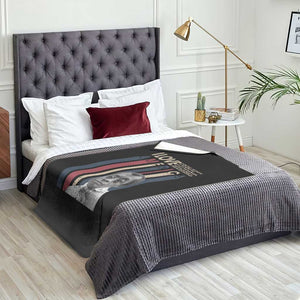 James Baldwin American Patriotic Throw Blanket I Love America More Than Any Country Retro TS02 Print Your Wear