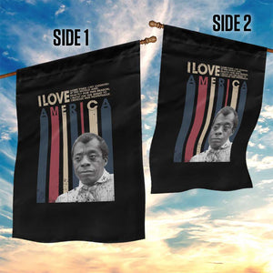 James Baldwin American Patriotic Garden Flag I Love America More Than Any Country Retro TS02 Print Your Wear