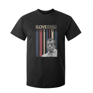 James Baldwin American Patriotic T Shirt For Kid I Love America More Than Any Country Retro TS02 Black Print Your Wear