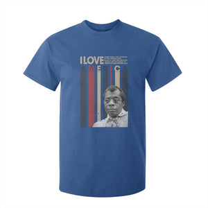 James Baldwin American Patriotic T Shirt For Kid I Love America More Than Any Country Retro TS02 Royal Blue Print Your Wear