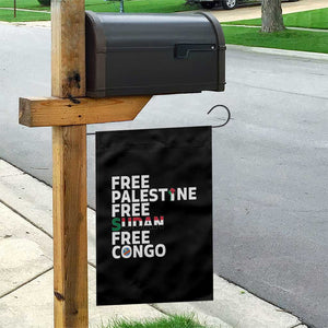 Free Palestine Sudan Congo Garden Flag Human Rights Activist Justice and Solidarity TS02 Print Your Wear