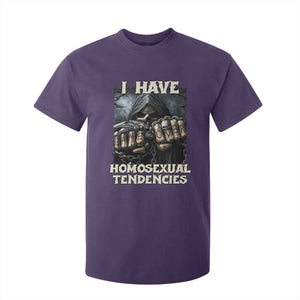 Skeleton Meme T Shirt For Kid I Have Homosexual Tendencies Funny Edgy Hard Cringe TS02 Purple Print Your Wear