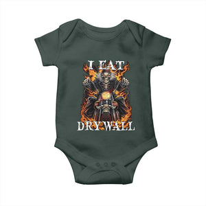 Funny Cringe Hard Skeleton Meme Baby Onesie I Eat Drywall TS02 Print Your Wear