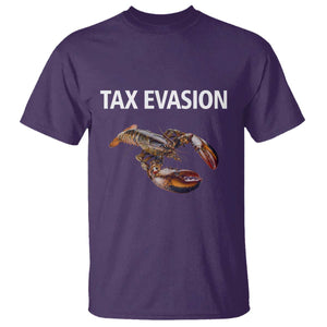 Funny Tax Evasion Lobster T Shirt Sarcasm Oddly Specific Meme TS02 Purple Print Your Wear