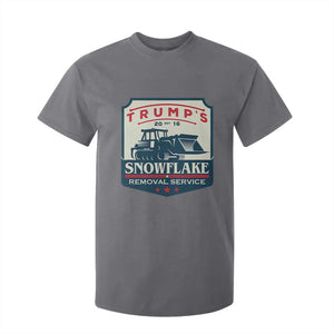 Trump Snowflake Removal Service T Shirt For Kid Funny Sarcastic Politics TS02 Charcoal Print Your Wear