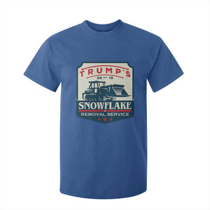 Trump Snowflake Removal Service T Shirt For Kid Funny Sarcastic Politics TS02 Royal Blue Print Your Wear