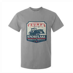 Trump Snowflake Removal Service T Shirt For Kid Funny Sarcastic Politics TS02 Sport Gray Print Your Wear