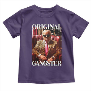 Trump Original Gangster Toddler T Shirt Funny Daddy Political Satire TS02 Purple Print Your Wear