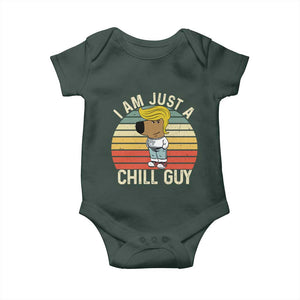 I Am Just A Chill Guy Trump Baby Onesie Funny My New President Character TS02 Print Your Wear