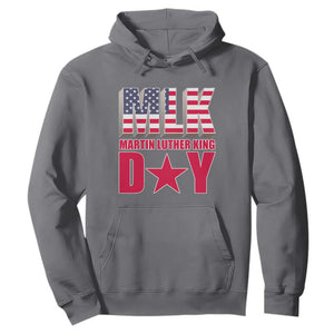 MLK Hoodie Martin Luther King Day Black History Month American Flag TS02 Charcoal Printyourwear