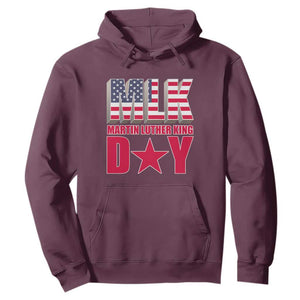 MLK Hoodie Martin Luther King Day Black History Month American Flag TS02 Maroon Printyourwear