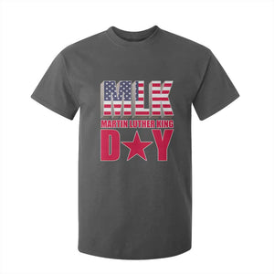 MLK Day T Shirt For Kid Martin Luther King Jr American Civil Rights Leader TS02 Dark Heather Print Your Wear