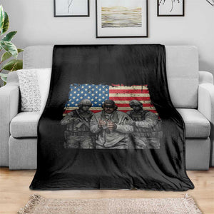 Captured Dictator Maduro Throw Blanket Special Forces Justice Operation American Flag TS02 Print Your Wear