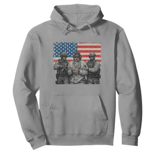 Captured Dictator Maduro Hoodie Special Forces Justice Operation American Flag TS02 Sport Gray Print Your Wear