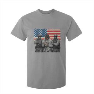 Captured Dictator Maduro T Shirt For Kid Special Forces Justice Operation American Flag TS02 Sport Gray Print Your Wear