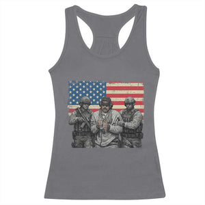 Captured Dictator Maduro Racerback Tank Top Special Forces Justice Operation American Flag TS02 Charcoal Print Your Wear