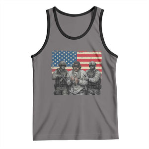 Captured Dictator Maduro Tank Top Special Forces Justice Operation American Flag TS02 Deep Heather Black Print Your Wear