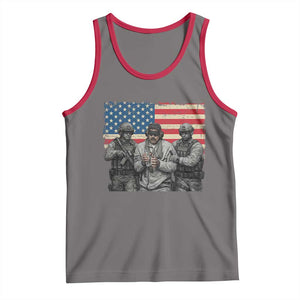 Captured Dictator Maduro Tank Top Special Forces Justice Operation American Flag TS02 Deep Heather Red Print Your Wear