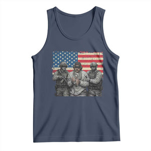 Captured Dictator Maduro Tank Top Special Forces Justice Operation American Flag TS02 Navy Print Your Wear
