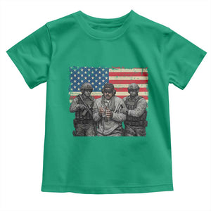 Captured Dictator Maduro Toddler T Shirt Special Forces Justice Operation American Flag TS02 Irish Green Print Your Wear