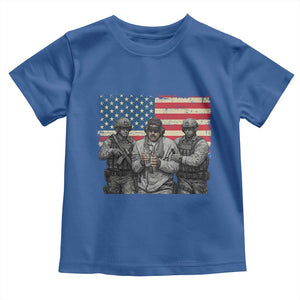 Captured Dictator Maduro Toddler T Shirt Special Forces Justice Operation American Flag TS02 Royal Blue Print Your Wear