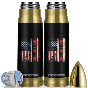 Drill Baby Drill American Flag Bullet Tumbler Oil Rig Oildfield Energy Industry Patriot TS02 Black Print Your Wear