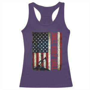 Drill Baby Drill American Flag Racerback Tank Top Oil Rig Oildfield Energy Industry Patriot TS02 Purple Print Your Wear