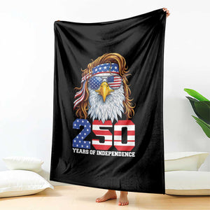 250 Years of Independece Patriotic Eagle Throw Blanket 1776 2026 USA Flag 4th of July Semiquincentennial TS02 Print Your Wear