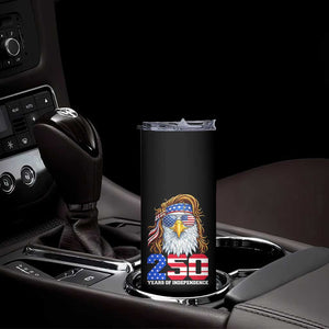 250 Years of Independece Patriotic Eagle Skinny Tumbler 1776 2026 USA Flag 4th of July Semiquincentennial TS02 Print Your Wear