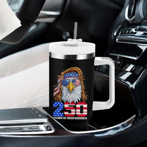 250 Years of Independece Patriotic Eagle Tumbler With Handle 1776 2026 USA Flag 4th of July Semiquincentennial TS02 Print Your Wear
