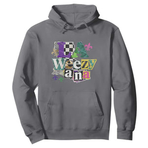 Colorful La-Weezi-ana Mardi Gras Louisiana Pride Hoodie Funky Carnival Vibes TS02 Charcoal Print Your Wear