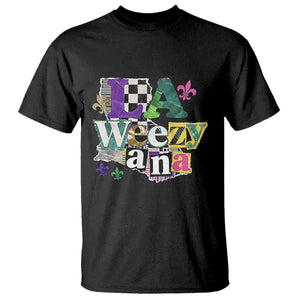 Colorful La-Weezi-ana Mardi Gras Louisiana Pride T Shirt Funky Carnival Vibes TS02 Black Print Your Wear