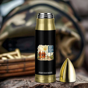 Walk For Peace Aloka the Dog and Monks Bullet Tumbler TS02 Print Your Wear