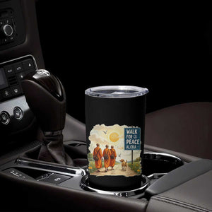 Walk For Peace Aloka the Dog and Monks Tumbler Cup TS02 Print Your Wear